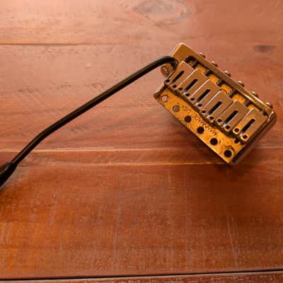 MannMade USA Tremolo Bridge With Trem Arm Heavy Block Chrome/Black 15.6Oz image 1