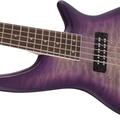Jackson JS Series Spectra JS3QV Purple Phaze 5-String Electric Bass Guitar image 7