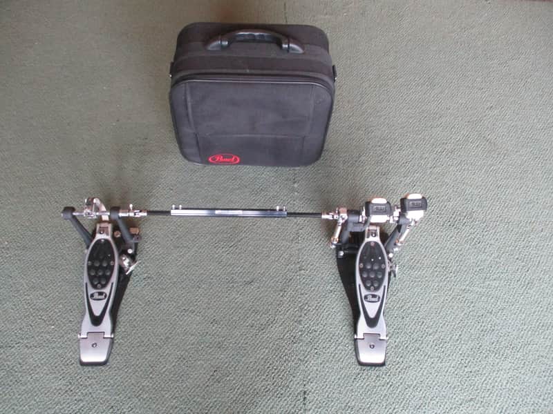 Pearl Eliminator Strap Drive Double Bass Drum Pedals W/Carry Case - Excellent! image 1