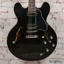 Gibson ES-335 - Semi-Hollow Electric Guitar - Vintage Ebony