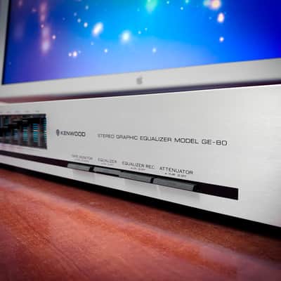 KENWOOD GE-80 🔥RARE🔥 Vintage Stereo Graphic Equalizer image 2