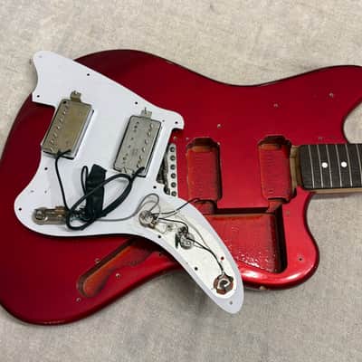 1997 Squier Jagmaster Vista Series Candy Apple Red 24" Scale 1st Issue MIJ Japan image 21