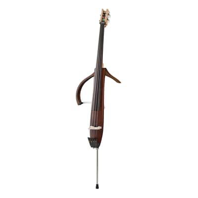 Yamaha SLB300 Electric Upright Bass w/Stand, Knee Support & Extension Frame image 1