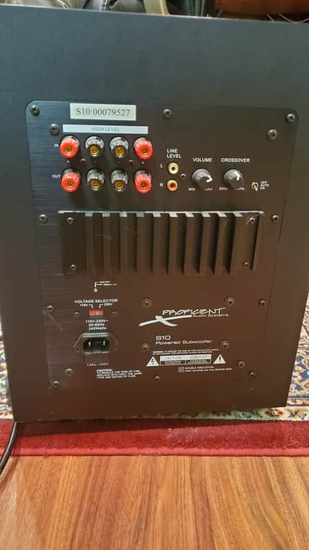 Proficient S10 Powered Subwoofer image 1