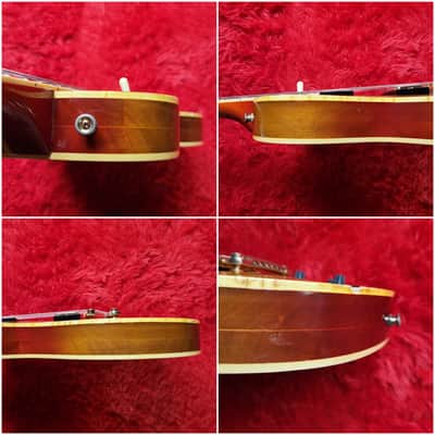 Rare - Aria Pro II LC-800 1977 - Cherry Sunburst - Les Paul Custom - Ebony Fretboard & Mother Of Pearl Inlays - Made In Japan - MIJ image 18