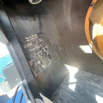 Vox V-2 Pacemaker 17-Watt 1x10" Guitar Combo 1965 - 1970 - Black image 6