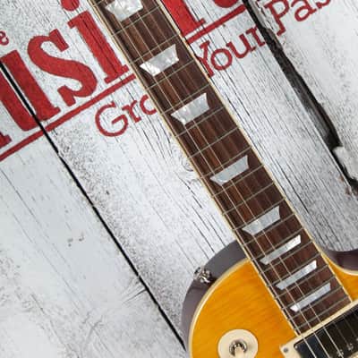 Epiphone Kirk Hammett "Greeny" 1959 Les Paul Standard  Electric Guitar with Case image 11