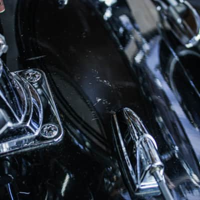 Yamaha Tour Custom Double Bass Drum Set (1985–1988) – Made in Japan – Solid Black image 16