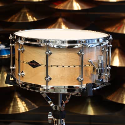 Craviotto Custom Shop 6.5X14" Snare Drum Maple w/ Maple Inlay (Oil Finish) image 7