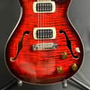PRS SE Hollowbody I Piezo Electric Guitar Orange Tiger Smokeburst Finish w/ Gig Bag