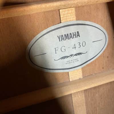 Yamaha FG-430 image 7