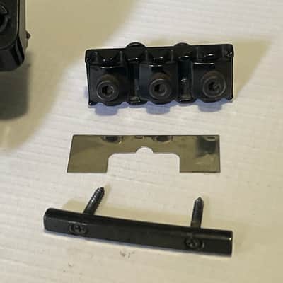 1980's Japan Ibanez RG550 RG Series Black Original Edge Floyd Rose Tremolo Bridge Set image 5