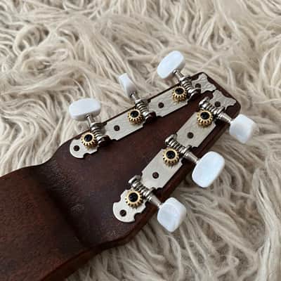 Vintage 1946 Fender Deluxe Organ Button Dark Mahogany Lap Steel Electric Guitar 1940s '40s image 11