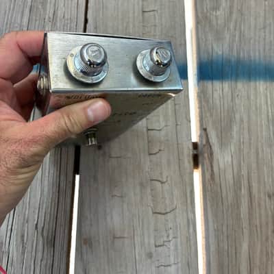 Mosrite Fuzzrite 1960s - Silver vintage electric guitar pedal fuzz image 16