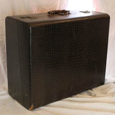 Dark Brown International Accordion Co. Hard Case for Accordion 21" x 17.50" x 9.50" (53.25cm x 44.50cm x 24cm) image 1