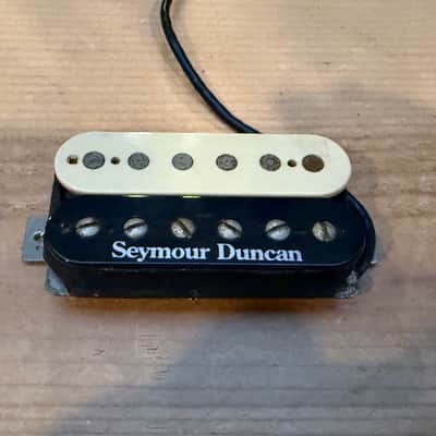 Vintage 1990's Seymour Duncan APH-1b Alnico II Pro Bridge Humbucker Pickup - Zebra image 1