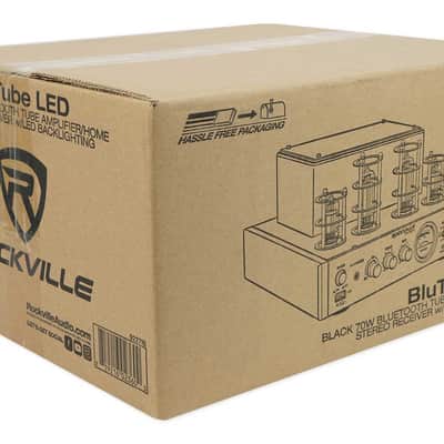 Rockville BluTube LED Tube Amplifier Receiver For ELAC Debut 2.0 B6.2 Speakers image 8