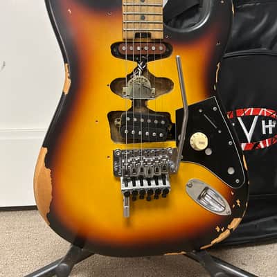 EVH Frankenstein "Frankie" Relic Electric Guitar - Vintage Sunburst image 2