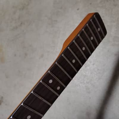 Roasted Maple Tele Neck fits fender Telecaster body 21 frets 60s style image 5
