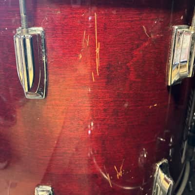 Tama Vintage 80’s Superstar 22-12-13-16 Drum Set Cherry image 13