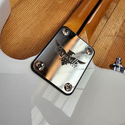 Carparelli Custom T-Style Electric Guitar – White Alder Body, Floyd Rose, Hand-Wound Humbuckers image 14