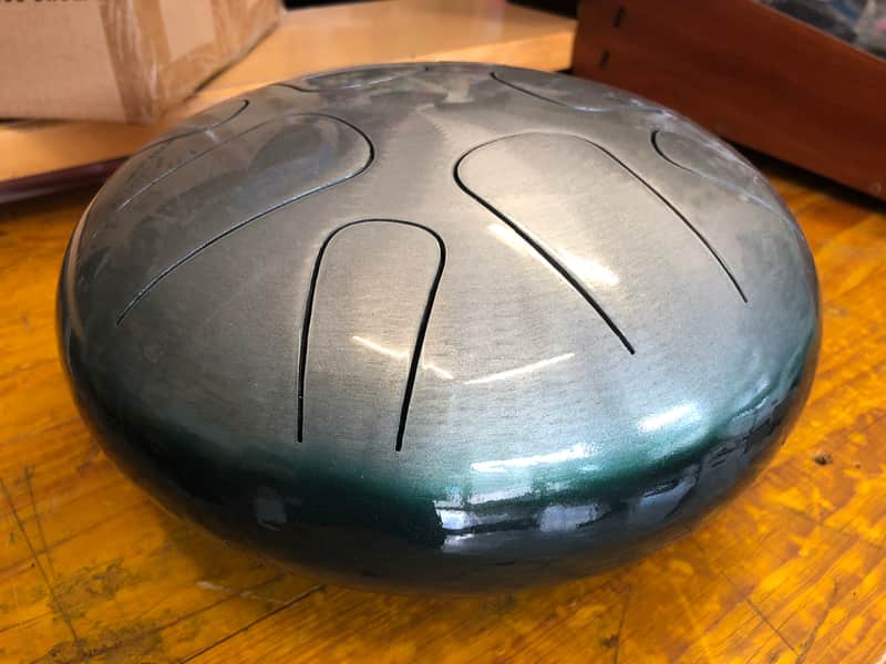 Pearl Tongue Drum PMTD8AMF/689 Natural Green Fade image 1