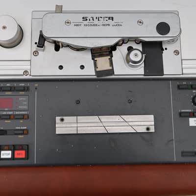 Studer A807  Recorder 1/4" 2-Track Tape Machine 1980s High Speed- Standard image 6
