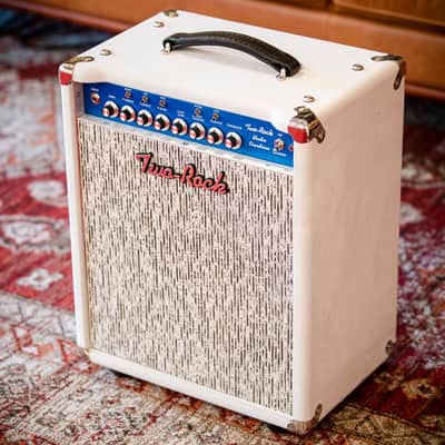Two Rock Studio Overdrive Combo - White Suede, Blue Chassis image 3