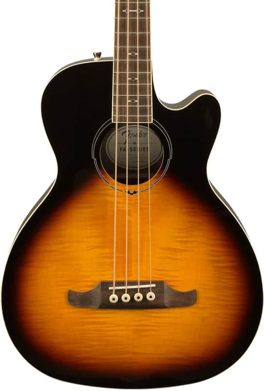Fender FA-450CE Acoustic/ Electric Bass Guitar - Sunburst image 1