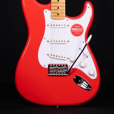 Squier Classic Vibe '50s Stratocaster, Maple FB, Fiesta Red image 1