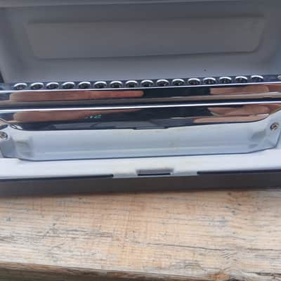 Thomannn Chromatic 64 harmonica 2020 - Nickel image 3