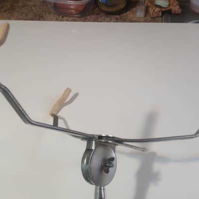 Unkown Vintage snare/tom stand part 60's - Aged metal image 2