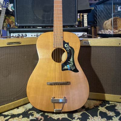 Harmony ? Vintage Acoustic USA 1970s? 60s? - Stripped Natural image 2