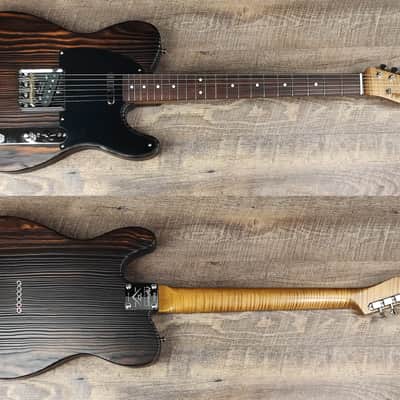 MyDream Partcaster Custom Built - Torch-burned Pinecaster Hepcat 55 image 1