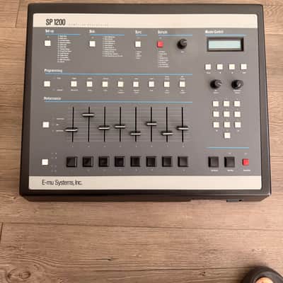 E-MU Systems SP-1200 8-Voice Drum Sampler 1987 - 1996 - Black image 1