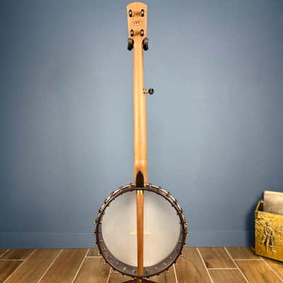 Ode Fretless Walnut Magician Nylon 5-String Openback Banjo 12" image 3