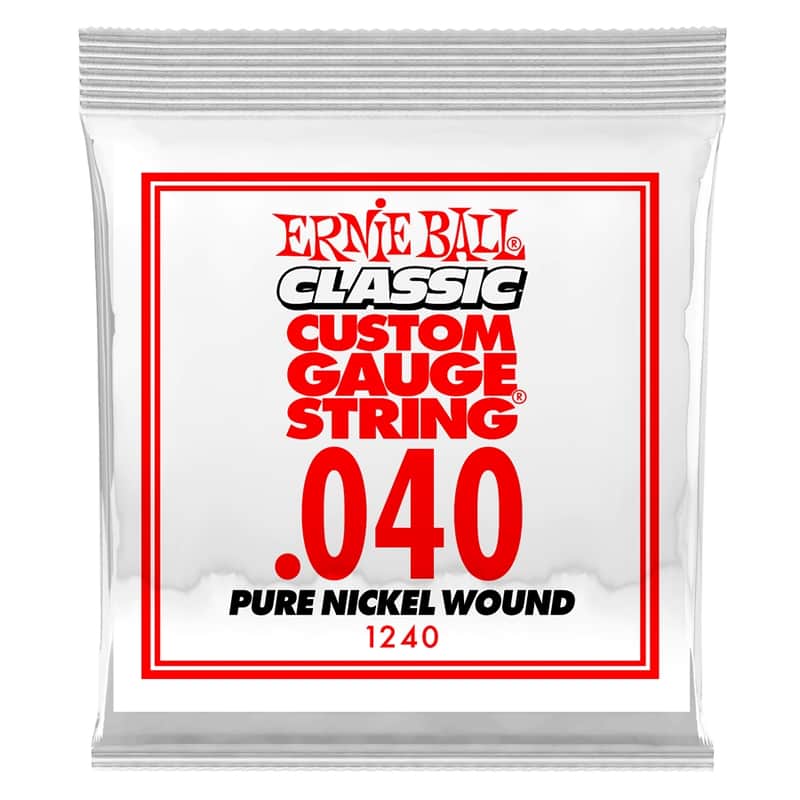 Ernie Ball 1240 Pure Nickel Wound .040 image 1