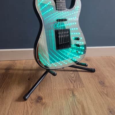 Infinity Mirror LED Electric Guitar – Sound Reactive RGB Lights - Customised in the U.K. image 12
