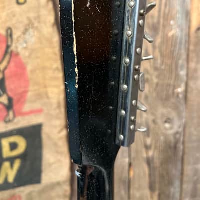 Silvertone 1448 With Case Amp 1962 - 1967 - Black image 9