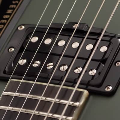 Duesenberg - Fantom A Guitar with Stop Tail & Case - Matte Olive imagen 2