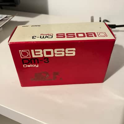 Boss DM-3 Delay (Green Label) 1986 - Red/Pink image 3