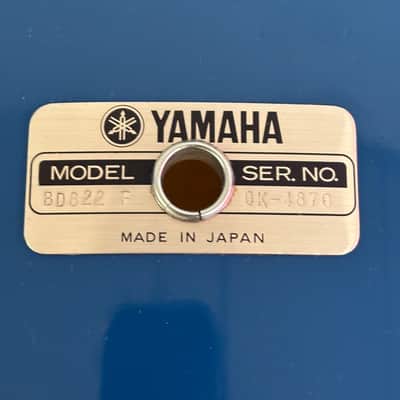Yamaha 8000 tour custom Cobalt blue 22/12/13/16 snare and hardware image 9