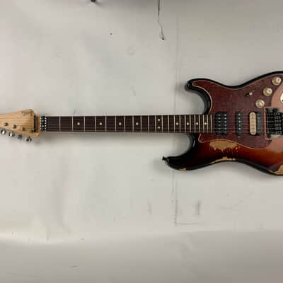 LsL Instruments Saticoy Mick Mars Tribute MM 3 Tone Sunburst Heavy Age Floyd Rose - Brand New with case image 9