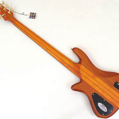 Schecter Stiletto Studio-5 Fanned Fret Bass Honey Satin B-Stock 0677 image 5