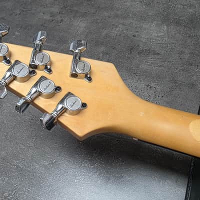 Jackson AT1T USA Archtop 1997 Mahogany Body AAAAA Flame Top American Figured Pro American Kent Armstrong HH Strat Guitar Pre-Fender AT1 Sunburst image 20