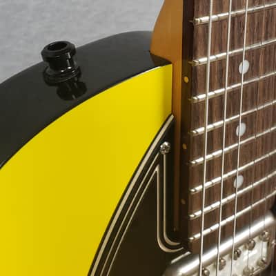 Belltone BC1 B-Classic One Graffiti Yellow Top/Black Back with Hard Shell Case image 3
