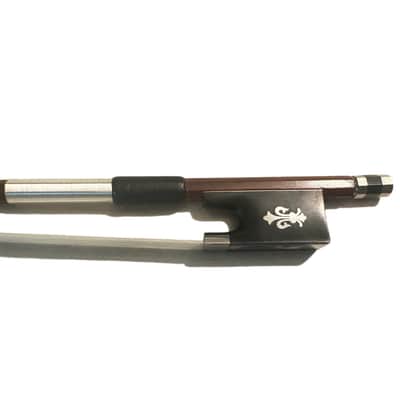 4/4 Size Violin Bow. Brazilwood Stick. Natural Mongolian Horsehair image 7