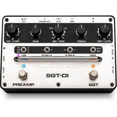 Ampeg SGT-DI Dual-Voice Preamp Compressor and DI Pedal image 1