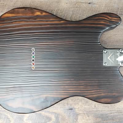MyDream Partcaster Custom Built - Torch-burned Pinecaster Hepcat 55 image 3