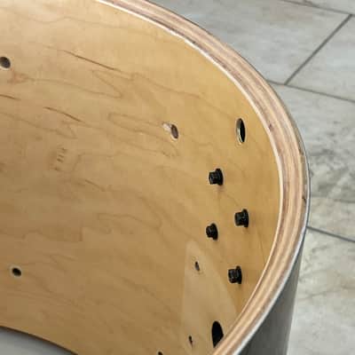 Yamaha Maple custom gold lugs 20x14 bass drum shell image 11